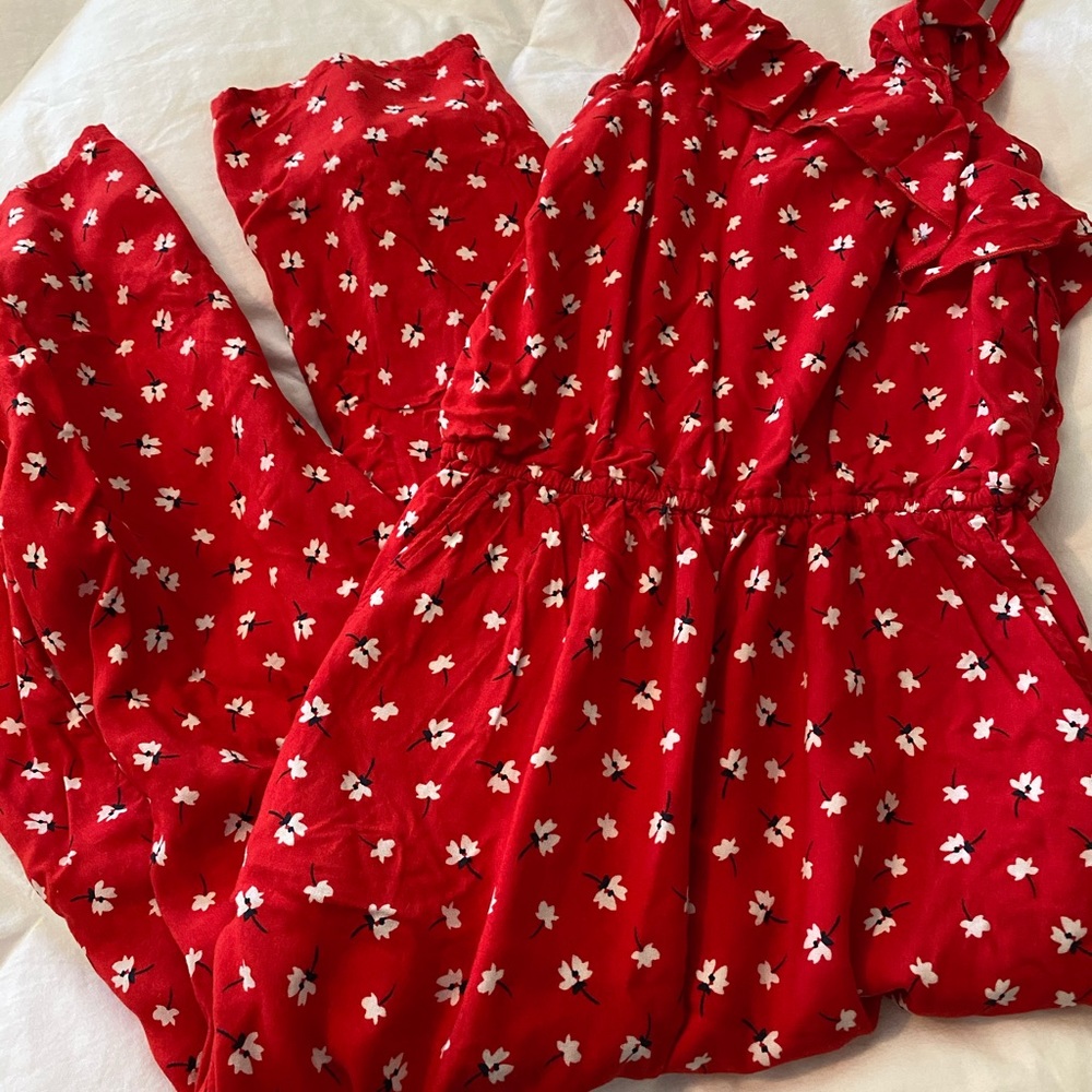 Abercrombie kids girls pant romper